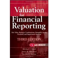 Valuation for Financial Reporting Fair Value, Business Combinations, Intangible Assets, Goodwill, and Impairment Analysis