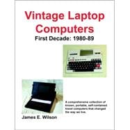 Vintage Laptop Computers : First Decade: 1980-89