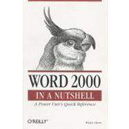 Word 2000 in a Nutshell