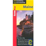 National Geographic Guide Map Maine