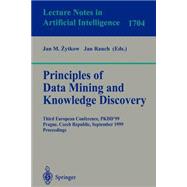 Principles of Data Mining and Knowledge Discovery: Third European Conference, Pkdd'99, Prague, Czech Republic, September 15-18, 1999, Proceedings
