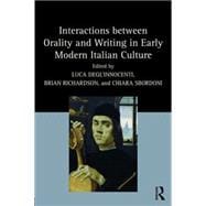 Interactions Between Orality and Writing in Early Modern Italian Culture