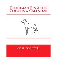 Doberman Pinscher Coloring Calendar