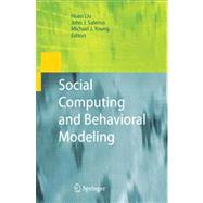 Social Computing and Behavioral Modeling