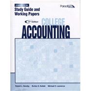 College Accounting Chapters 13-28 Study Guide and Working Papers, Fifth Edition