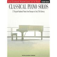 Classical Piano Solos - Second Grade John Thompson's Modern Course Compiled and edited by Philip Low, Sonya Schumann & Charmaine Siagian