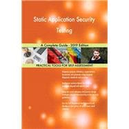 Static Application Security Testing A Complete Guide - 2019 Edition