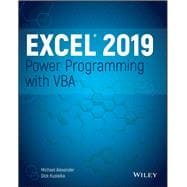 Excel 2019 Power Programming With Vba