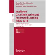 Intelligent Data Engineering and Automated Learning - IDEAL 2018