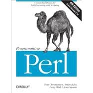 Programming Perl: Unmatched Power for Text Processing and Scripting