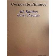 Corporate Finance (Fourth Edition, MFE) (Product ID: 23264717)