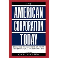 The American Corporation Today