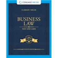 Cengage Infuse for Clarkson/Miller's Business Law: Text & Cases, 1 term Printed Access Card