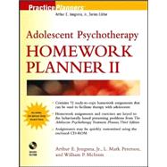 Adolescent Psychotherapy Homework Planner II