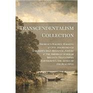 Transcendentalism Collection: Thoreau’s Walden, Walking & Civil Disobedience, Emerson’s Self-Reliance, Nature & The American Scholar, Bryant’s Thanatopsis, & Hawthorne’s Artist of the Beautiful