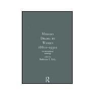 Modern Drama by Women 1880s-1930s