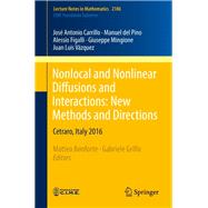 Nonlocal and Nonlinear Diffusions and Interactions