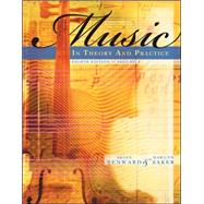 Music in Theory and Practice, Volume 1 with Audio CD