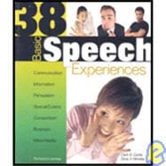 38 Basic Speech Experiences book cover, ISBN 9780756934941