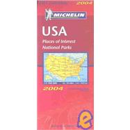 Michelin USA Places of Interest National Parks 2004