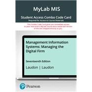 MyLab MIS with Pearson eText -- Combo Access Card -- for Management Information Systems