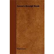 Green's Receipt Book