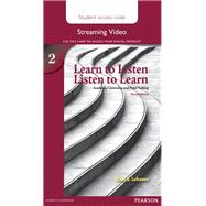 Learn to Listen, Listen to Learn 2 Streaming Video Access Code Card