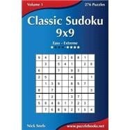 Classic Sudoku 9x9 Easy to Extreme