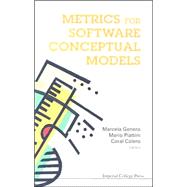 Metrics for Software Conceptual Models