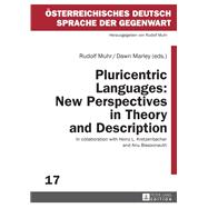 Pluricentric Languages: New Perspectives in Theory and Description