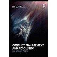 Conflict Management and Resolution : An Introduction
