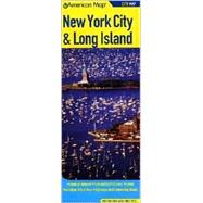 American Map New York City & Long Island