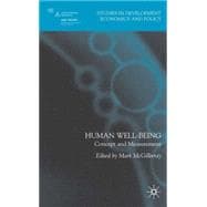 Human Well-Being Concept and Measurement