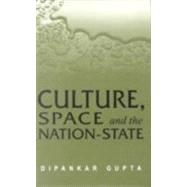 Culture, Space and the Nation-State : From Sentiment to Structure