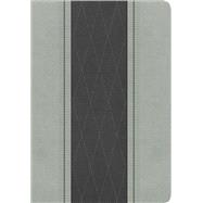 RVR 1960 Biblia Letra Grande Tamaño Manual, gris claro/gris carbón símil piel