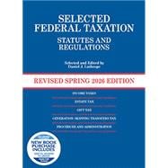 Selected Federal Taxation Statutes and Regulations, Revised Spring 2026 with Motro Tax Map(Selected Statutes) book cover, ISBN 9798317704995