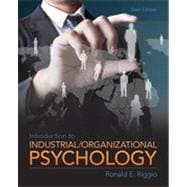 Introduction to Industrial/Organizational Psychology