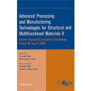 Advanced Processing and Manufacturing Technologies for Structural and Multifunctional Materials II, Volume 29, Issue 9