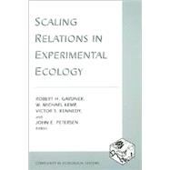 Scaling Relations in Experimental Ecology