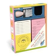 My Library Kit Run Your Own Library At Home! Incl. Card Catalog Checkout Cards, Bookplates, Date Stamp & Inkpad