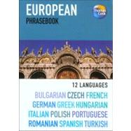 European 12 Language Phrasebook, 3rd