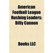 American Football League Rushing Leaders : Billy Cannon