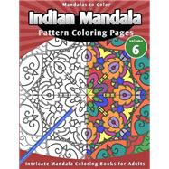 Indian Mandalas Adult Coloring Book