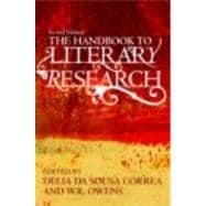 The Handbook to Literary Research