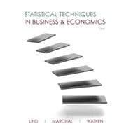 Statistical Techniques in Business & Economics with Connect Plus