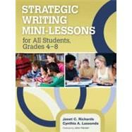 Strategic Writing Mini-lessons for All Students, Grades 4-8