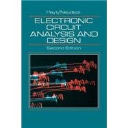 Electronic Circuit Analysis and Design