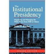 The Institutional Presidency