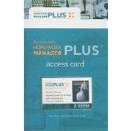 Homework Manager Plus Passcode Card to accompany Applied Statistics in Business and Economics