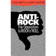 Anti-Rock The Opposition To Rock 'n' Roll,9780306805028